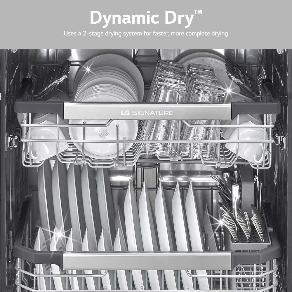 LG LG Smart Top Control Dishwasher with 1-Hour Wash & Dry, QuadWash® Pro, TrueSteam ®and Dynamic Heat Dry LDTH7972S