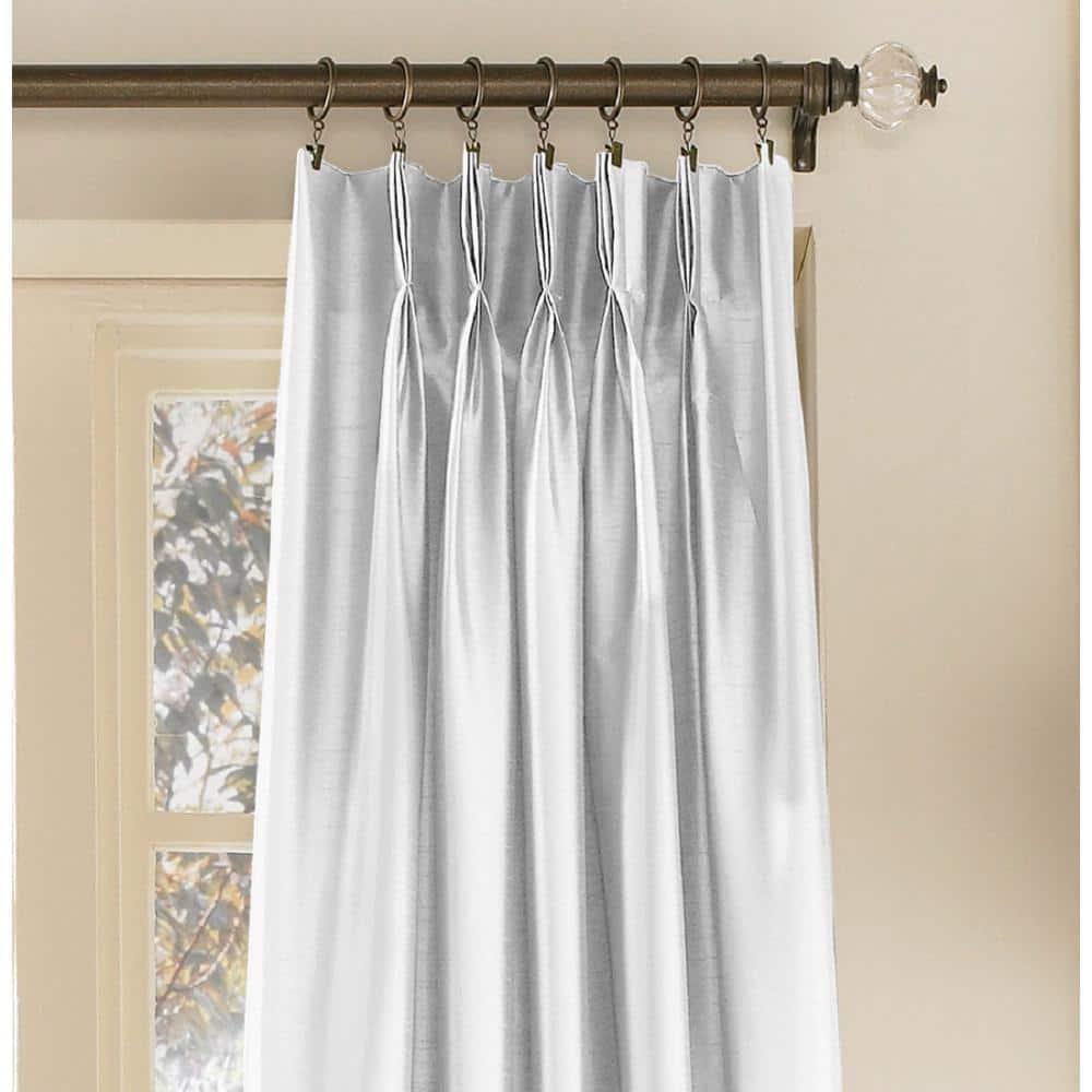 Curtainworks Marquee 108" Single Panel Curtain, White, Adult