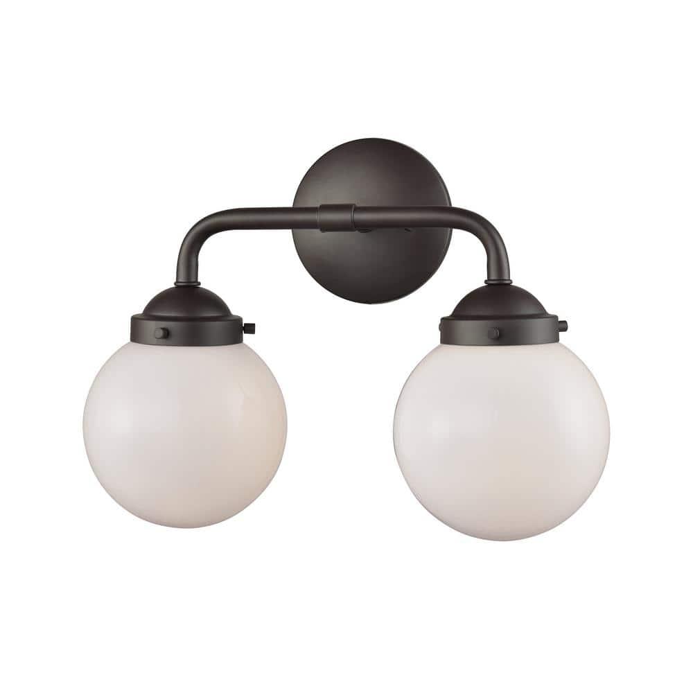 Thomas Lighting Beckett 2 - Light Vanity in  Oil Rubbed Bronze