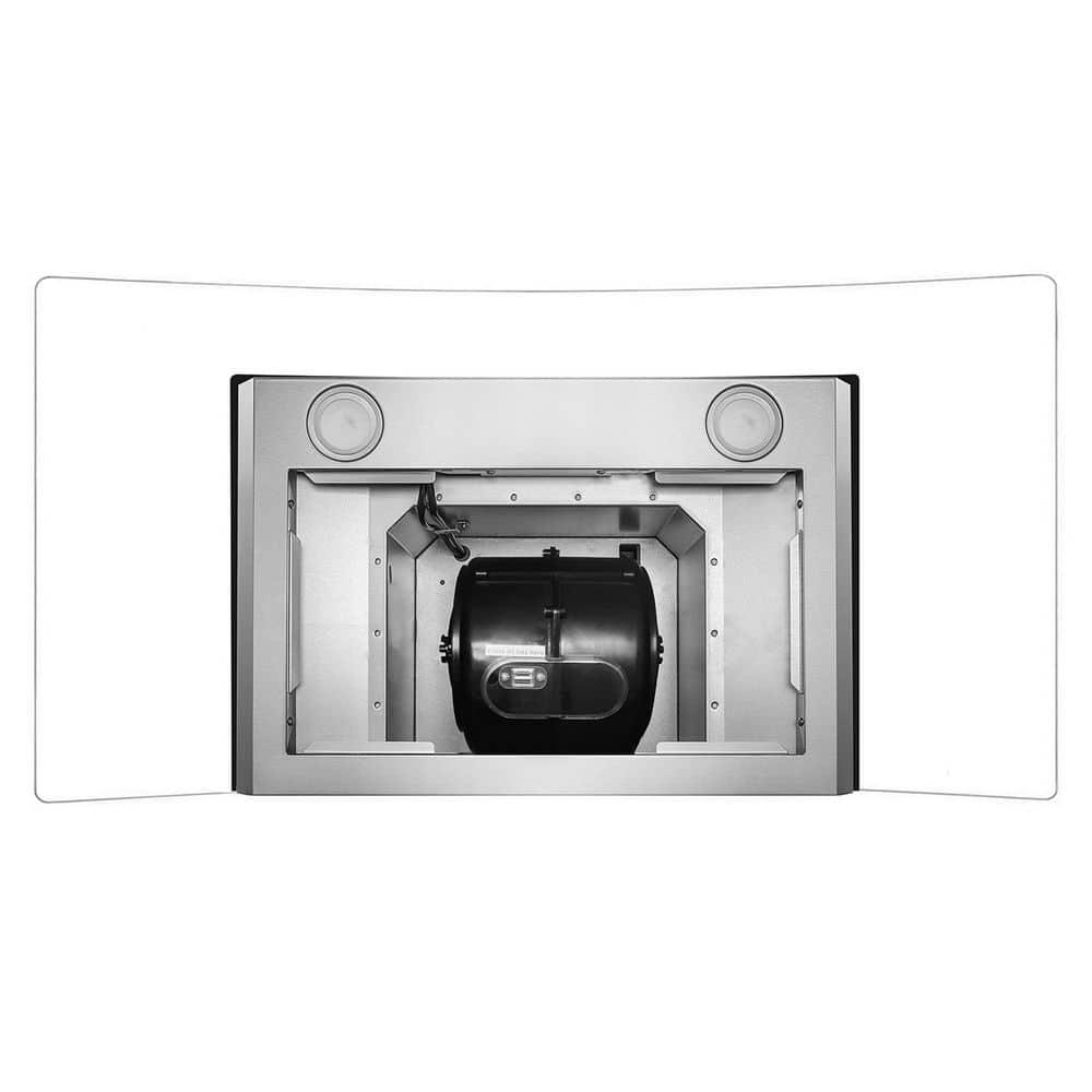 36 in. Vista Collection Ductless Wall Mount Range Hood, Touch Controls, LED Lights, Stainless Steel