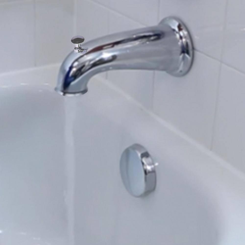 Danco 6 in. Decorative Tub Spout with Pull Up Diverter in Chrome (10315)