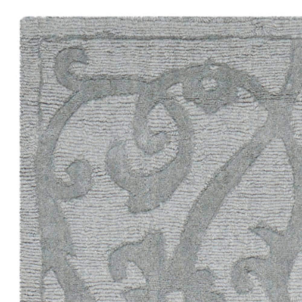 Impressions IM341 Hand Loomed Runner Rug - Grey - 2'3"x6' - Safavieh.