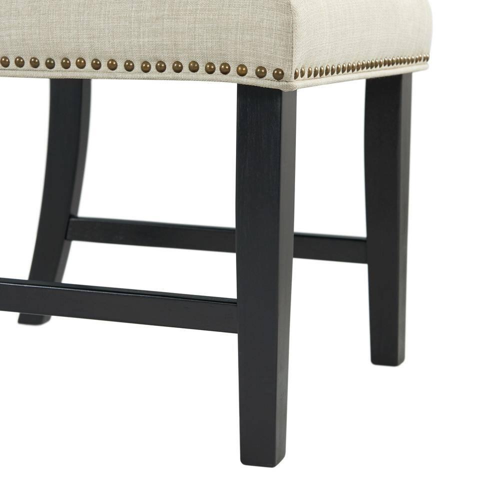 Laudine Solid Wood Side Chair in Taupe