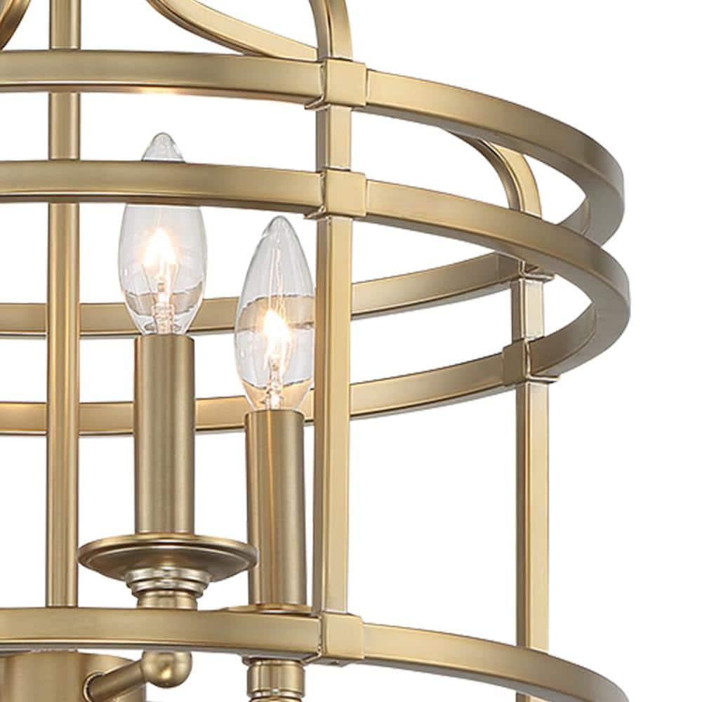 Minka Lavery - Covent Park - 4 Light Semi-Flush Mount - 14.5 inches tall by 16