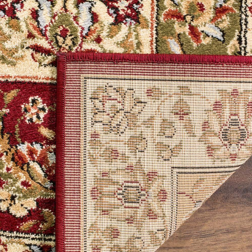 SAFAVIEH Lyndhurst Victoria Traditional Floral Area Rug, Ivory, 9' x 12'