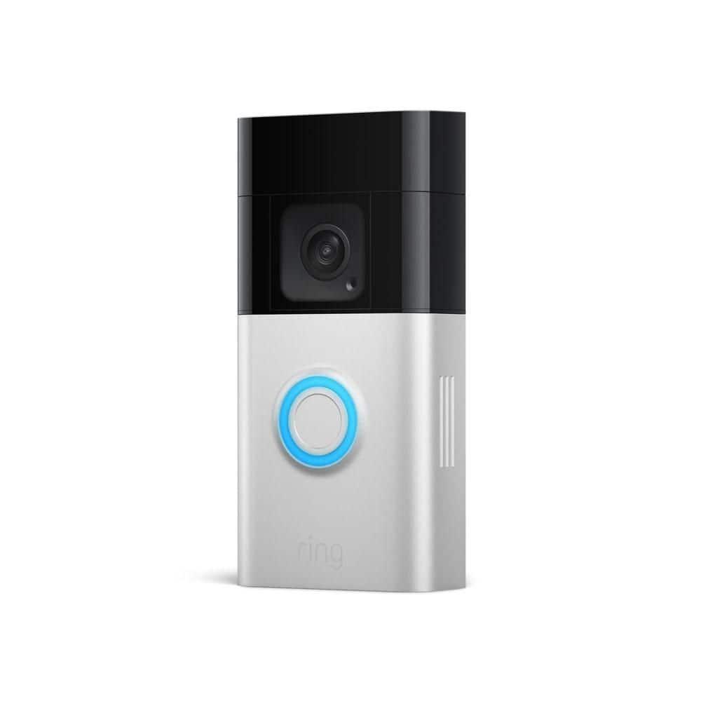 Ring Satin Nickel Wireless Push Button Doorbell