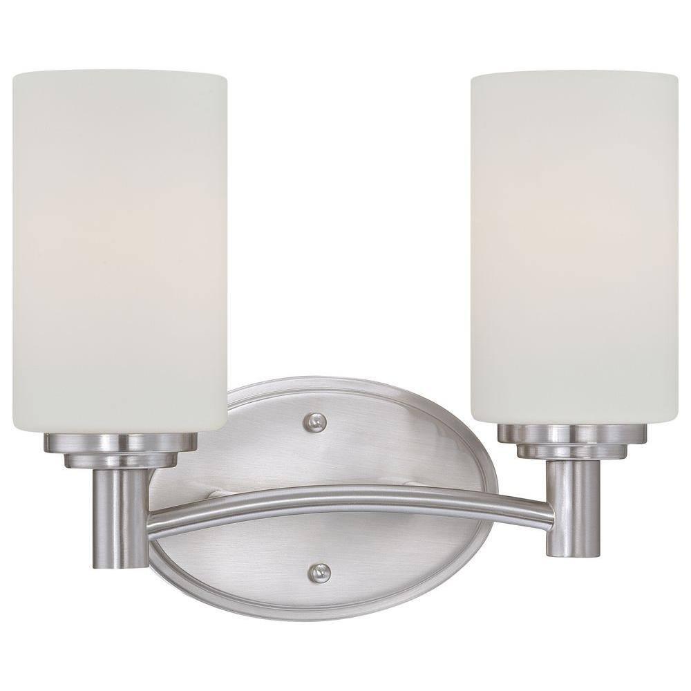 Thomas Lighting - Pittman - Two Light Wall Sconce-Brushed Nickel Finish