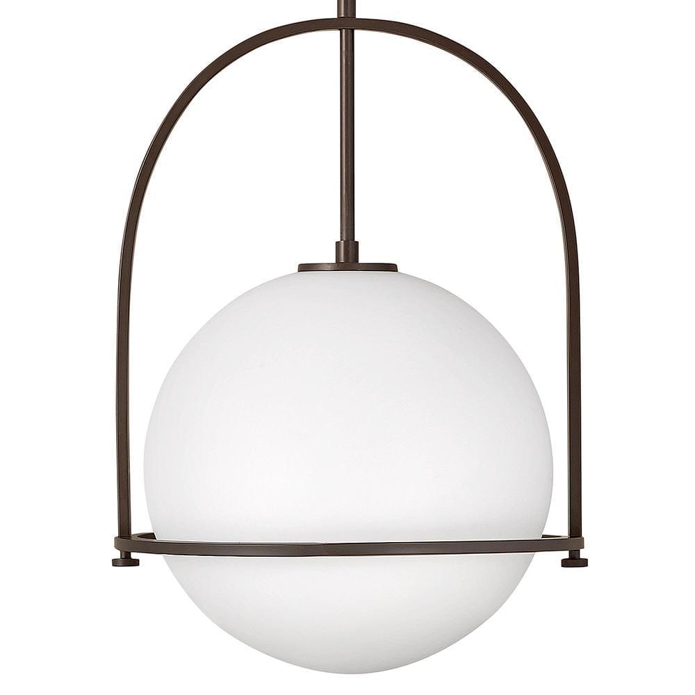 Arie Single Light Glass Dimmable Pendant