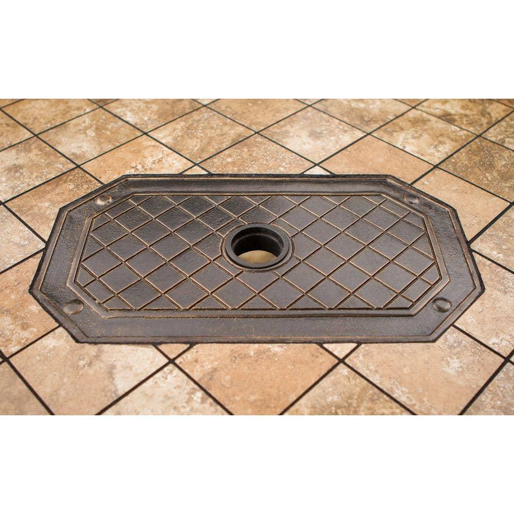 Hanover Monaco 7-Piece Outdoor Patio Dining Set with 4 PVC Sling Dining Chairs, 2 Swivel Rockers, and 40" x 68" Porcelain Tile Rectangular Dining Table | MONACO7PCSW