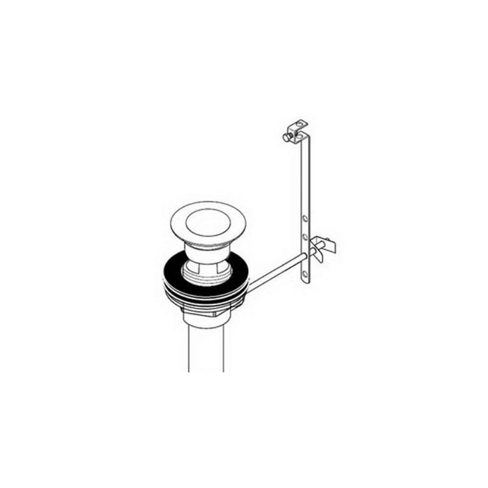 Hansgrohe Chrome Metal Pop-Up Drain Assembly