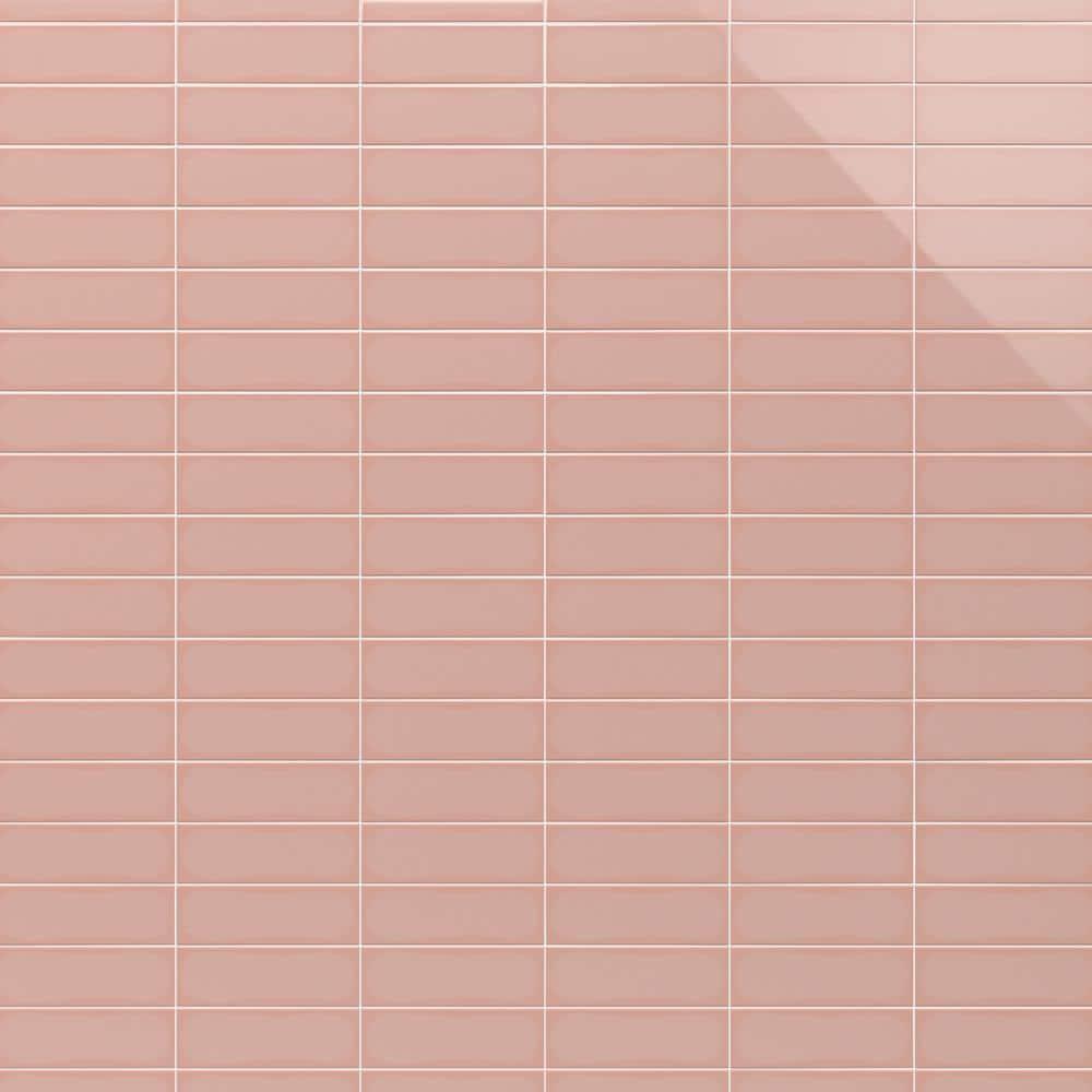 Remington 3.93 in. x 11.81 in. Polished Porcelain Subway Wall Tile (13.55 Sq. Ft. / Case)