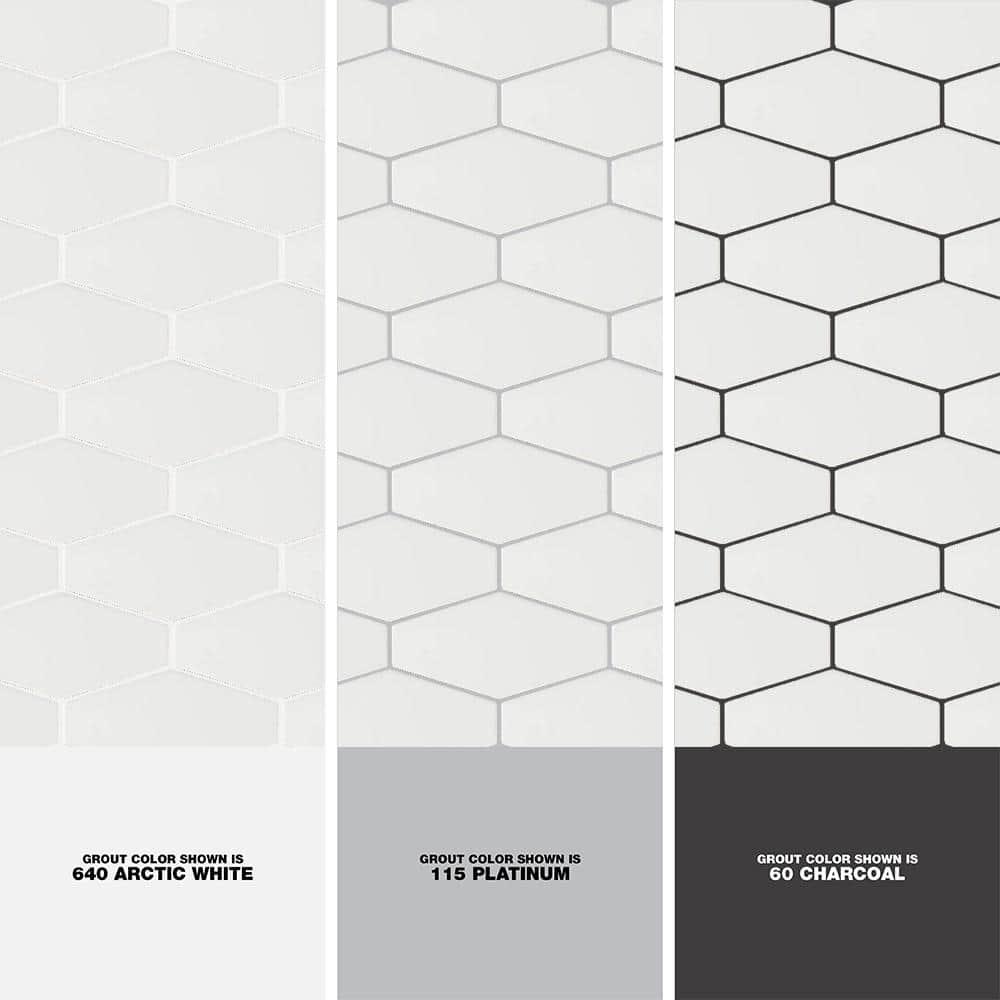Midland Hexagon 4" x 8" Ceramic Subway Wall Tile (5.38 sq. ft. / box)