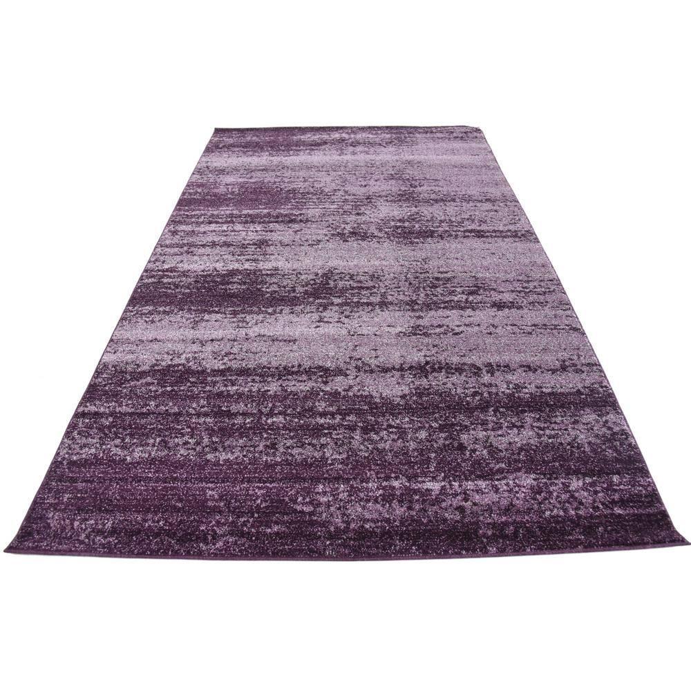 Unique Loom Del Mar Collection Area Rug - Lucille (5' 3" x 8' Rectangle Violet)