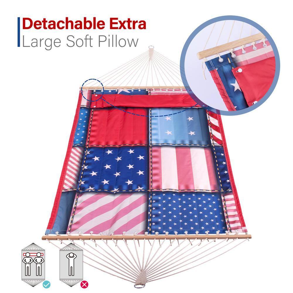 Hammock Quilted 80" X 55" - American Flag