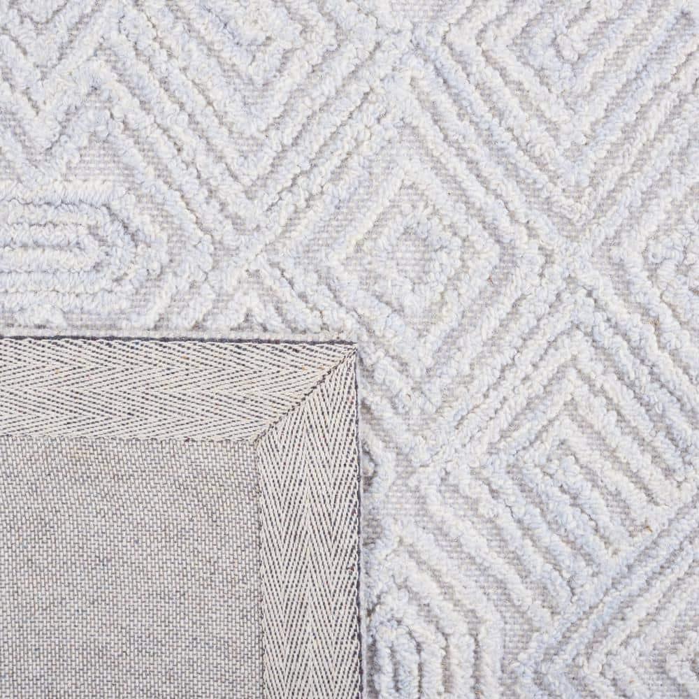 Textural TXT201 Hand Tufted Indoor Accent Rug - Grey/Ivory - 3'x5' - Safavieh