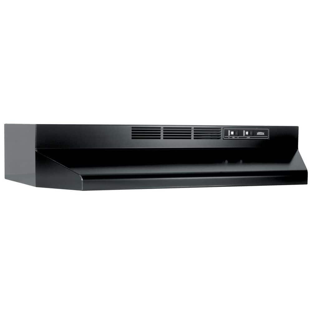 Broan NuTone 30" Steel 190 CFM Ductless (Non-Vented) Under Cabinet Range Hood with Charcoal Filter