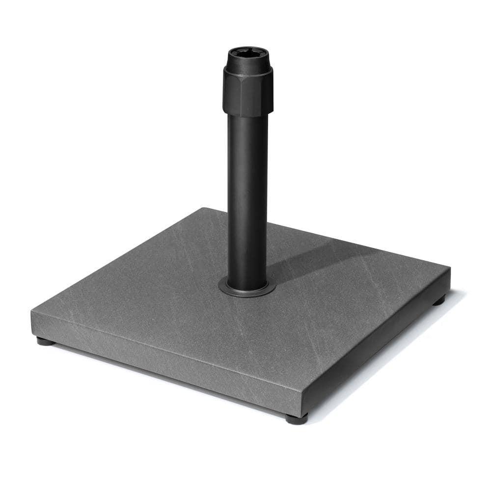 45lbs Patio Umbrella Base - Heavy Duty Outdoor Patio Market Umbrella Stand for Deck, Poolside, Balcony, Wind-Resistant Design, Grey