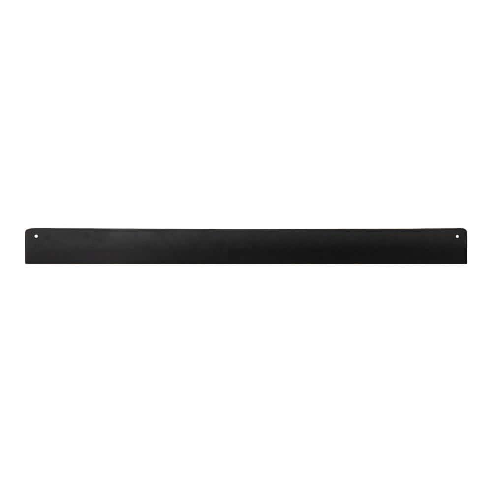 Kate & Laurel All Things Decor 36" Mezzo Modern Metal Ledge Shelf Black: Wall Mounted, No Assembly Required