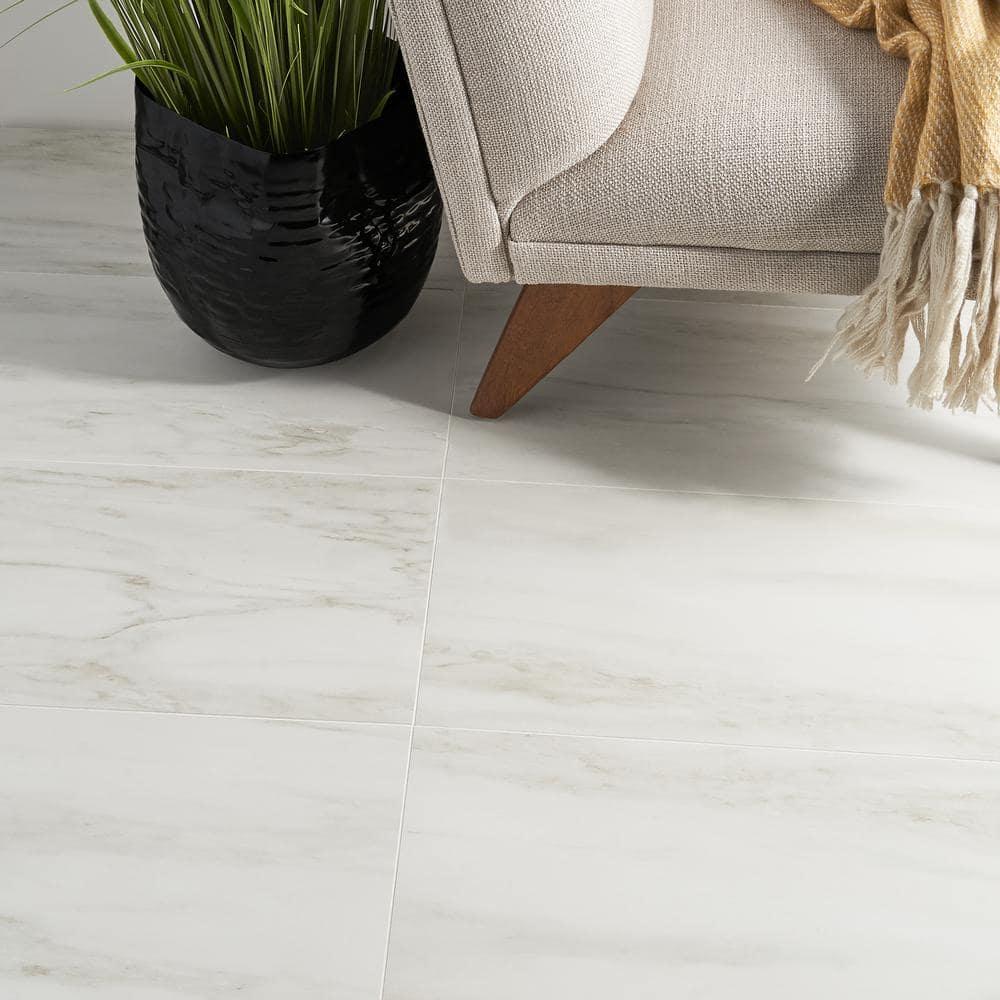Bond Tile Saroshi 11.81 in. x 23.62 in. Matte Marble Look Porcelain Floor and Wall Tile (9.68 Sq. Ft. / Case)