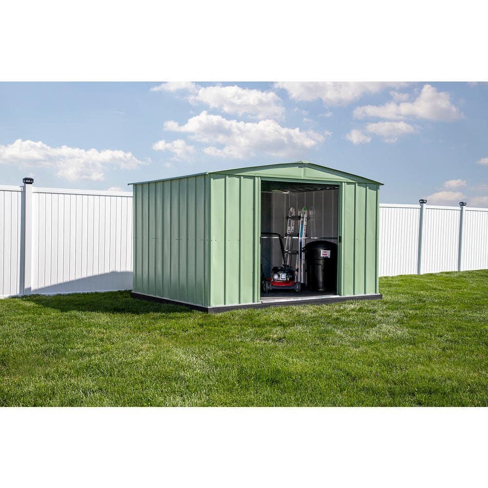 10 ft. W x 8 ft. D Metal Storage Shed