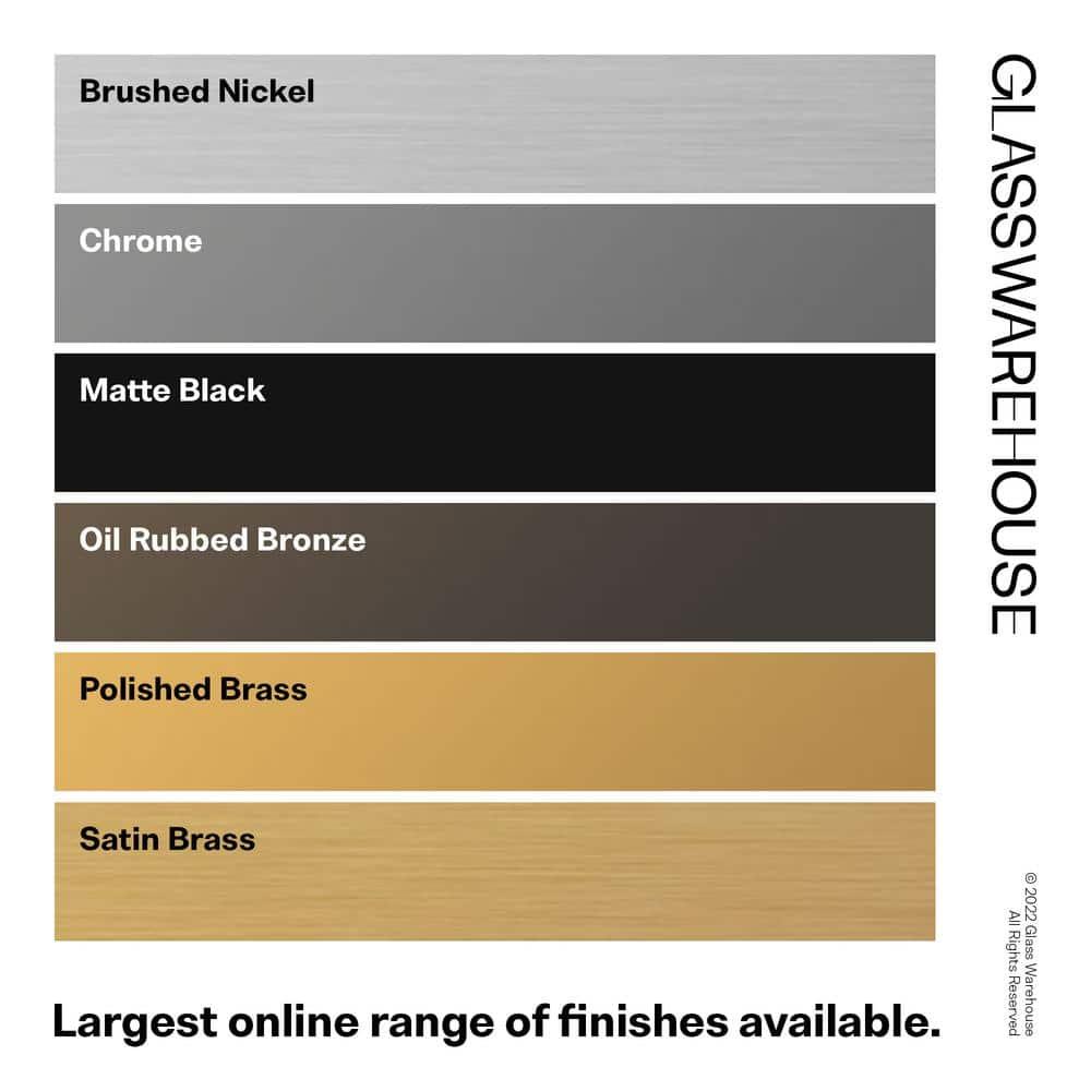 Umbra 60.25 in. x 78 in. Fully Frameless Wall Hinge Towel Bar Shower Door