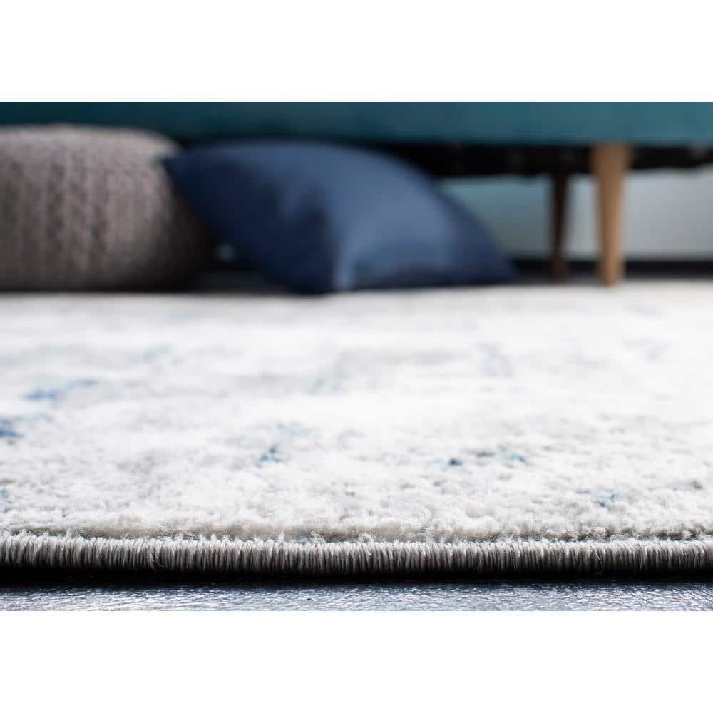 SAFAVIEH Jasper Brandt Abstract Overdyed Area Rug, Grey/Blue, 12' x 15'