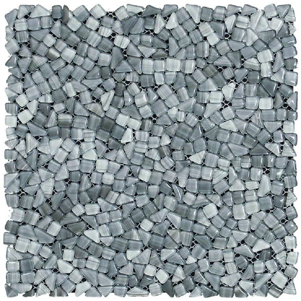Glass Pebbles Mosaic Wall & Floor Tile