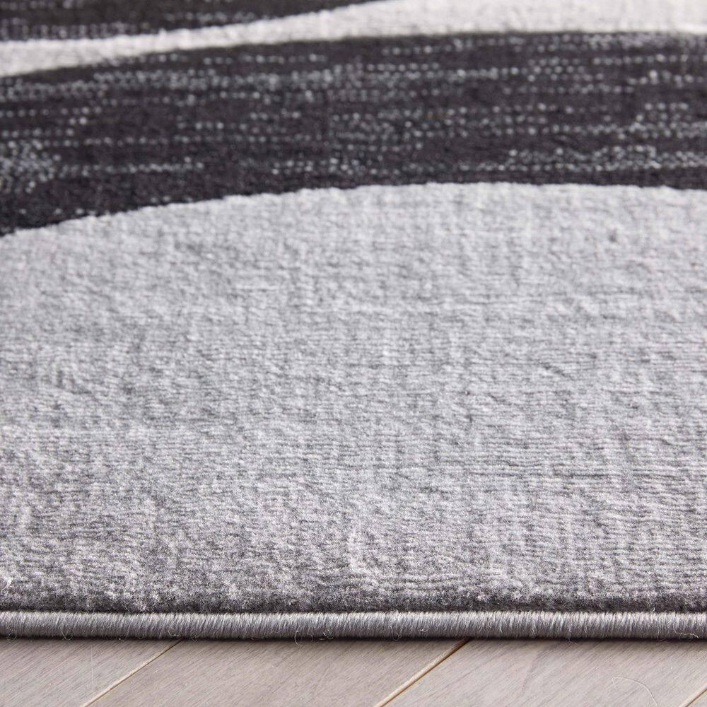 Well Woven Dulcet Bingo Modern Geometric Grey 3'11" x 5'3" Area Rug