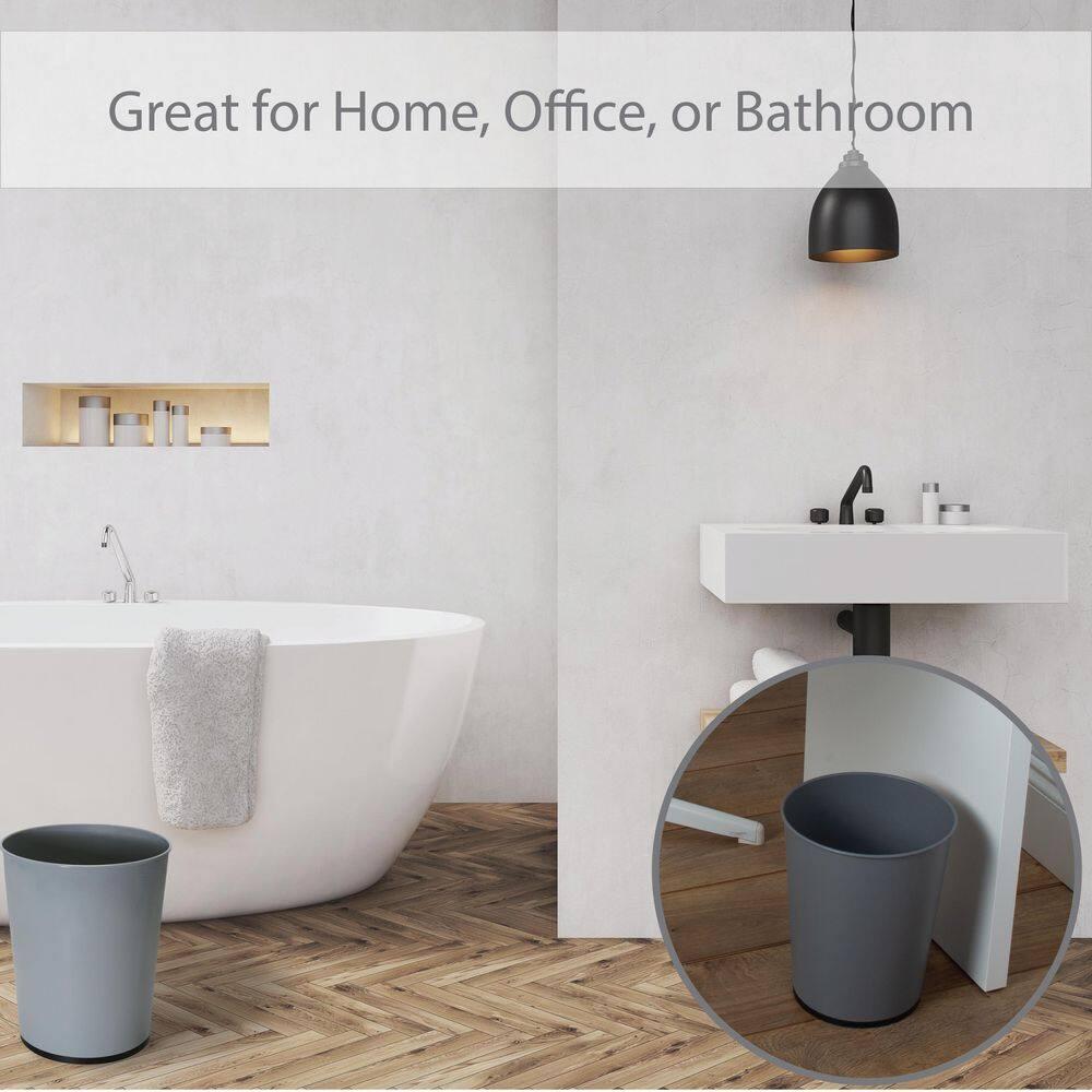 Bath Bliss Bath Bliss Metal Open Waste Basket - 1.32 Gallons