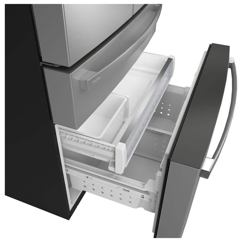 GE Profile™ Series Energy Star Smart 29 Cu. Ft. Fingerprint Resistant 4-Door French-Door Refrigerator