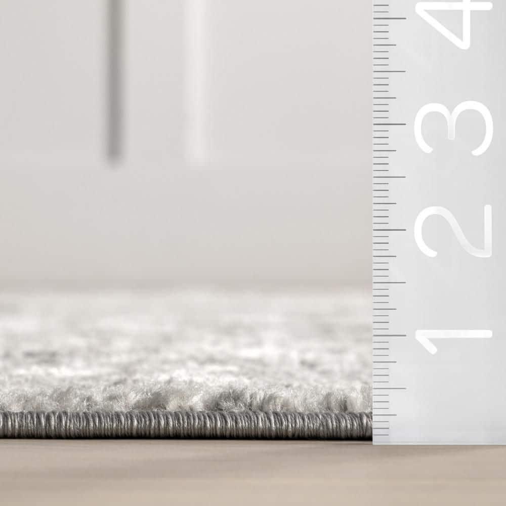 Nuloom Deedra Abstract 7x9 Indoor Area Rug for Living Room Bedroom Dining Room Kitchen, Grey/Ivory