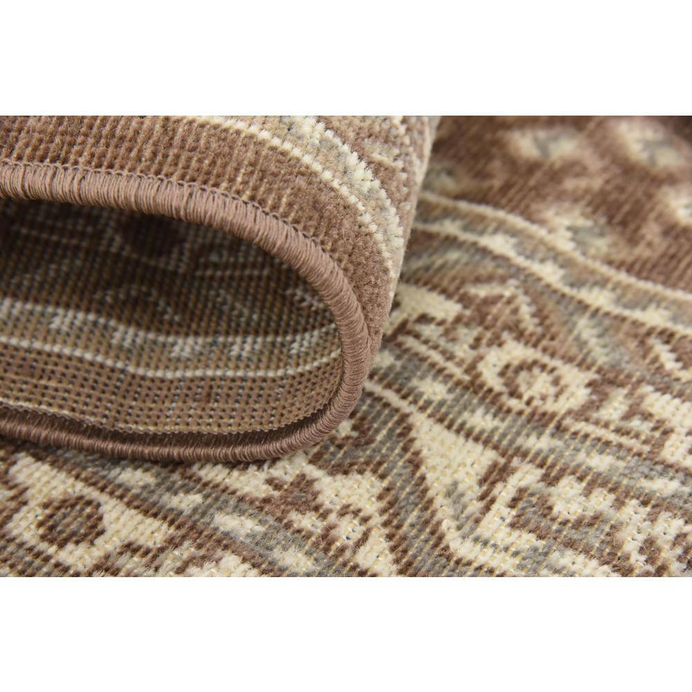 Williamsburg Allover Brown 4' 0 x 6' 0 Area Rug