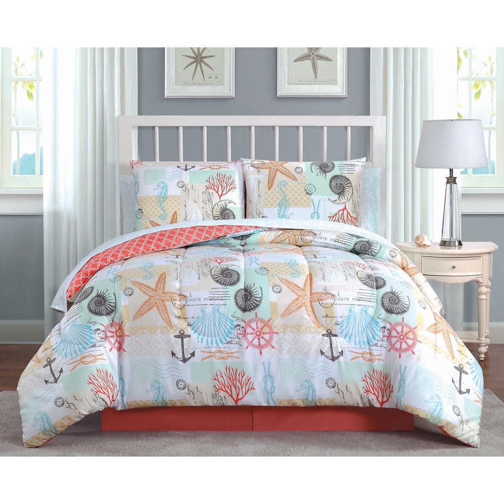 Avondale Manor Belize Coastal Abstract Comforter Set