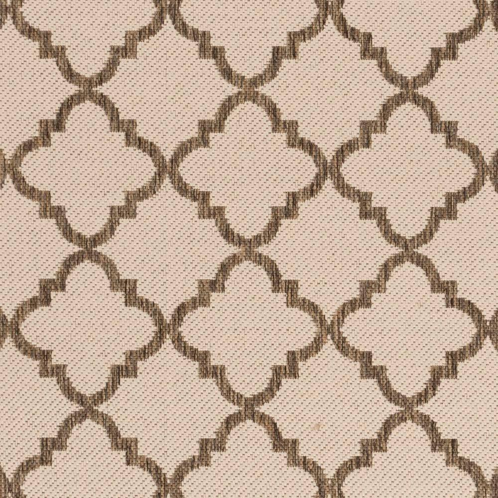 Beach House BHS121 Power Loomed Indoor/Outdoor Area Rug - Cream/Beige - 5'3"x7'6" - Safavieh