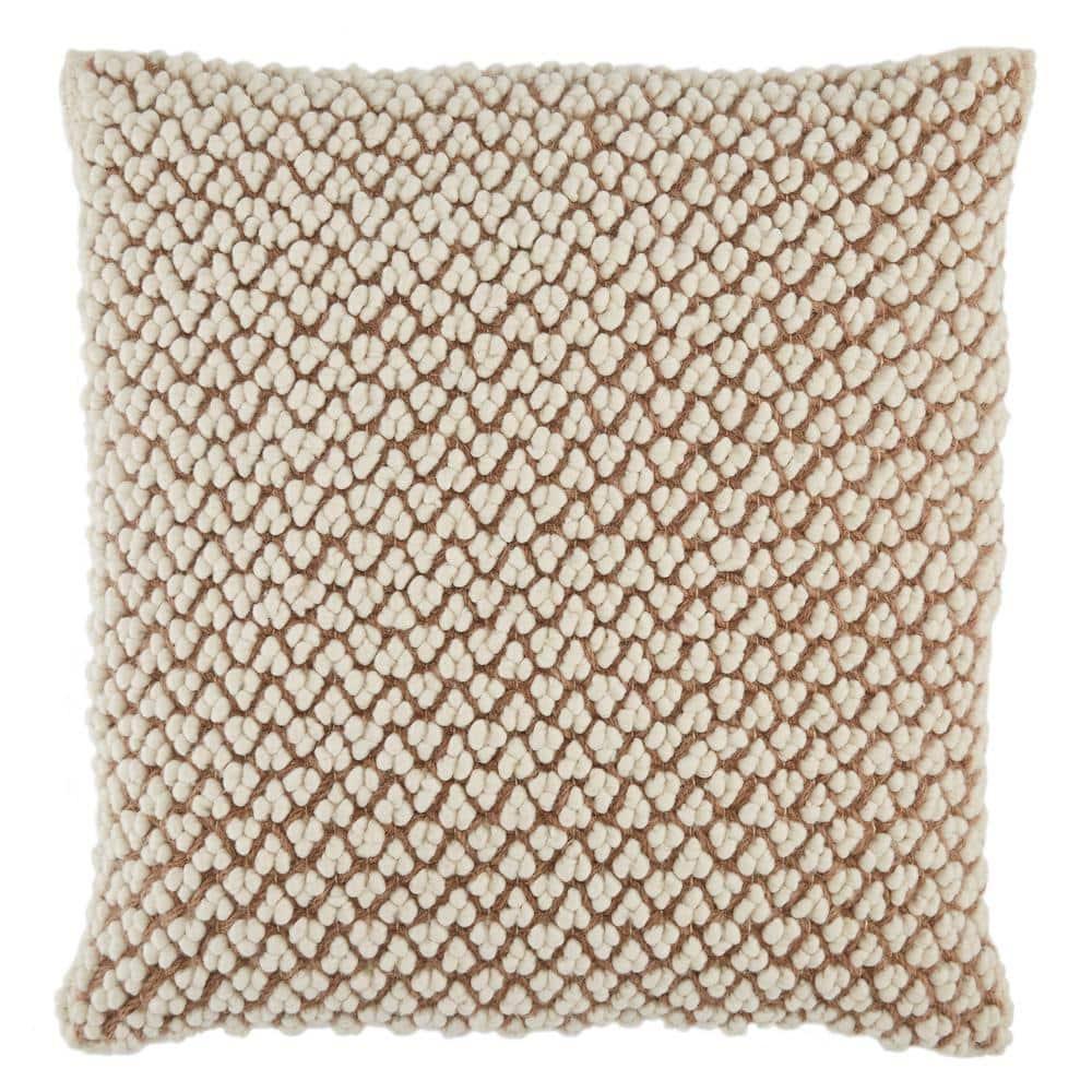 Toulon Embroidered Wool Throw Pillow