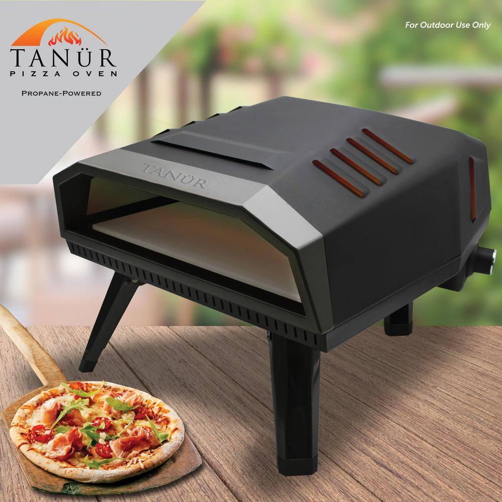 Flame King Flame King TANUR 12-inch Portable Outdoor Propane Pizza Oven for Camping and Outdoor Cooking