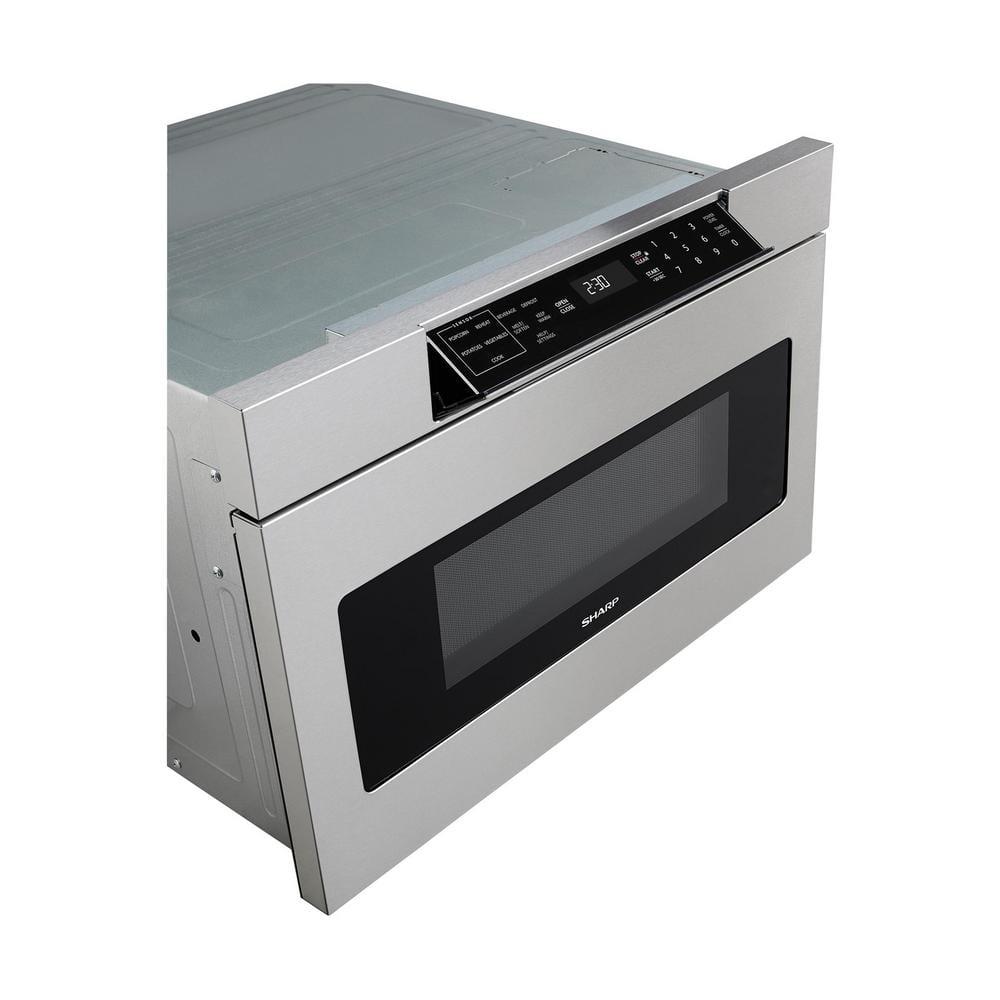 Sharp 23.875-in 1.2-cu ft 950 -Watt Low Profile Microwave Drawer ( Stainless Steel )