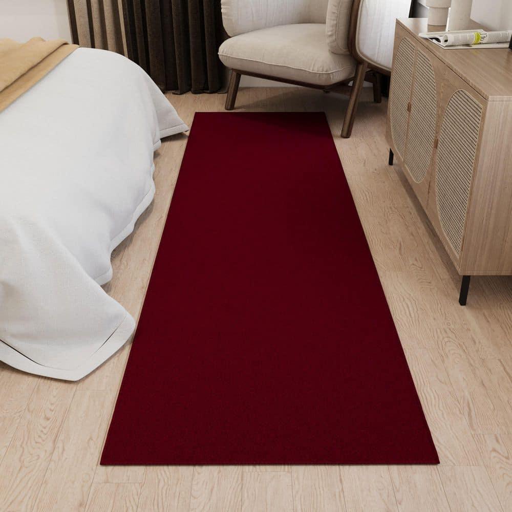 Ottomanson Ottohome Non-Slip Solid Area Rug For Living Room, Hallway Runner, Entryway Rug