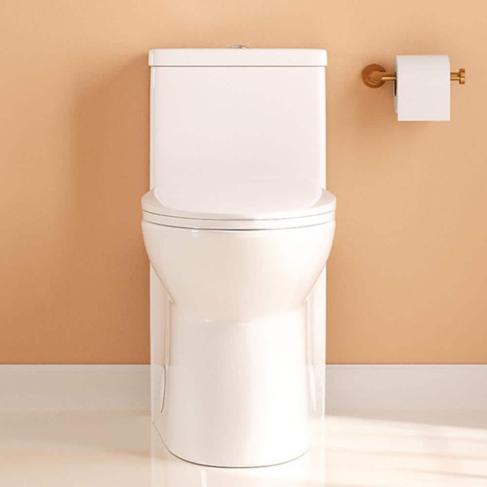 1.1/1.6 GPF Elongated Comfort Height Super Quite Flushing Floor Mounted One-Piece Toilet