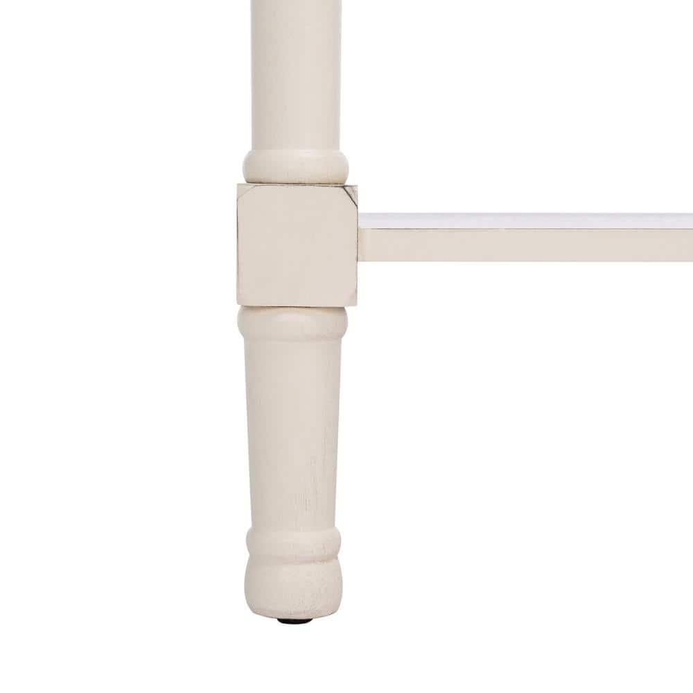 Ryder 2 Drawer Console Table - Distressed White/Greige - Safavieh