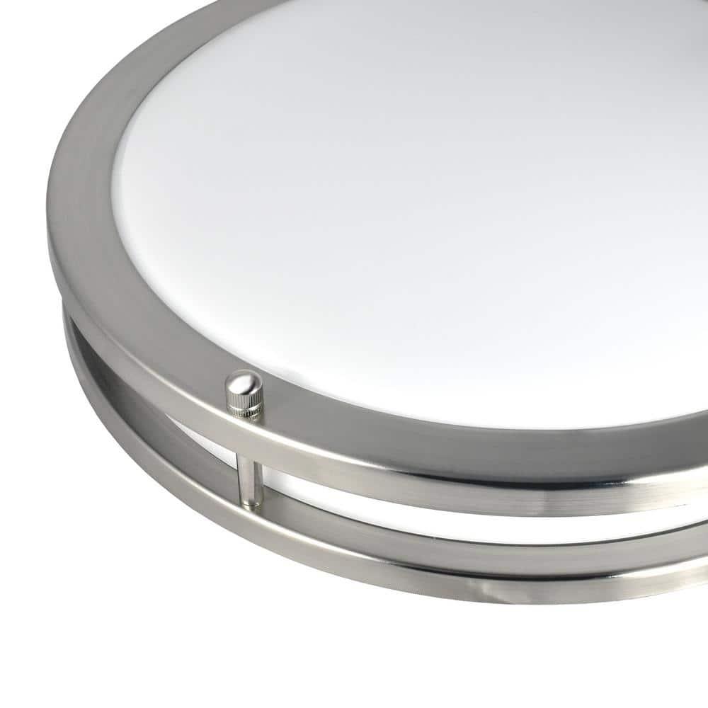 Luxrite 14 Inch LED Flush Mount Ceiling Light, Color Temperature Selectable 2700K / 3000K / 3500K / 4000K / 5000K