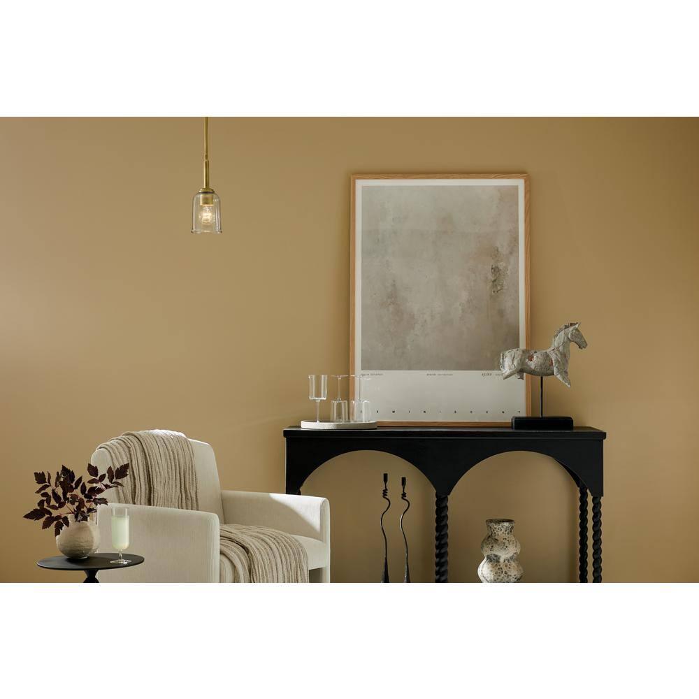 Kichler 43674 Shailene 5" Wide Mini Pendant - Natural Brass / Clear