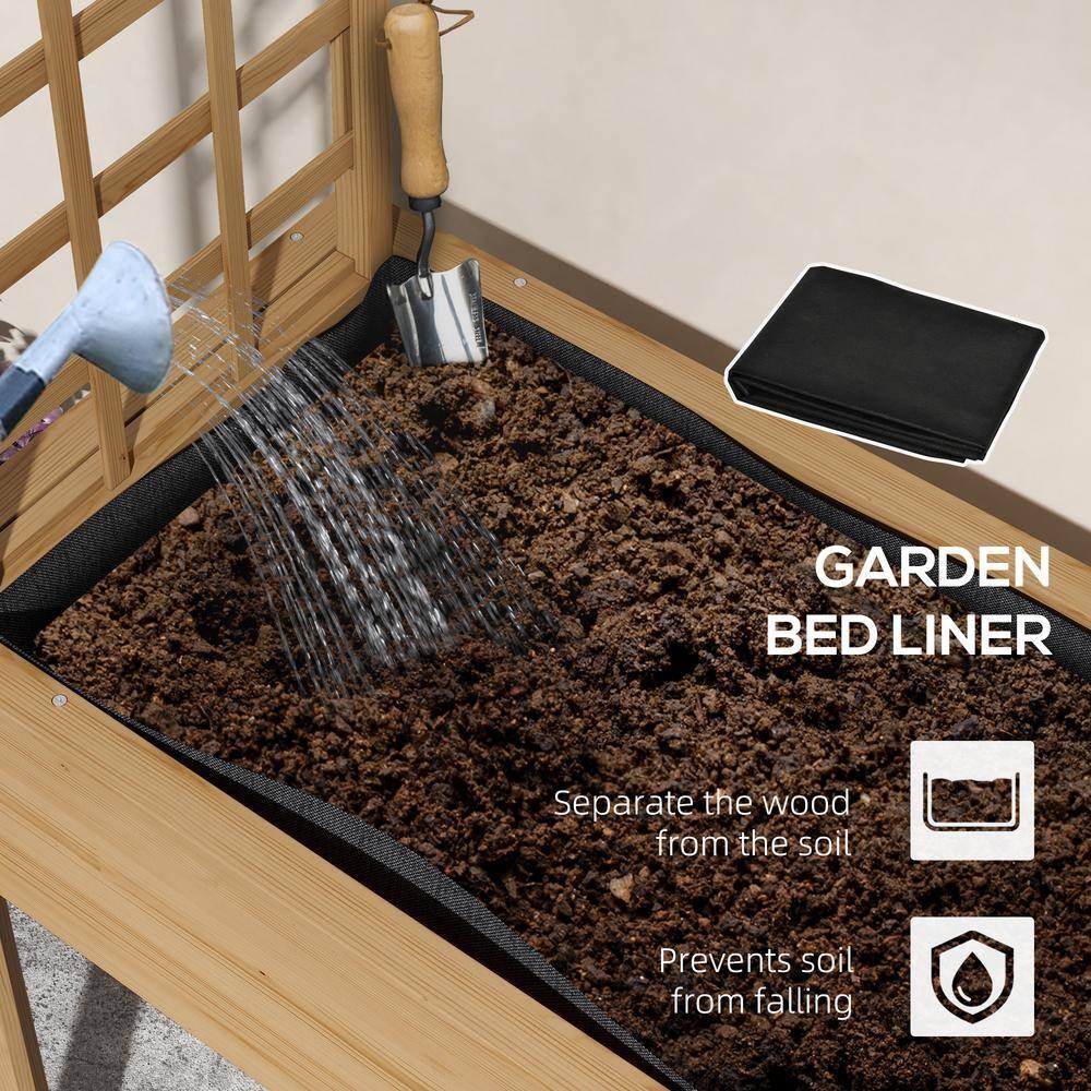 Galvanized Raised Garden Bed, 4' x 2' x 1' Metal Planter Box, for Growing Vegetables, Flowers, Herbs, Succulents, Green