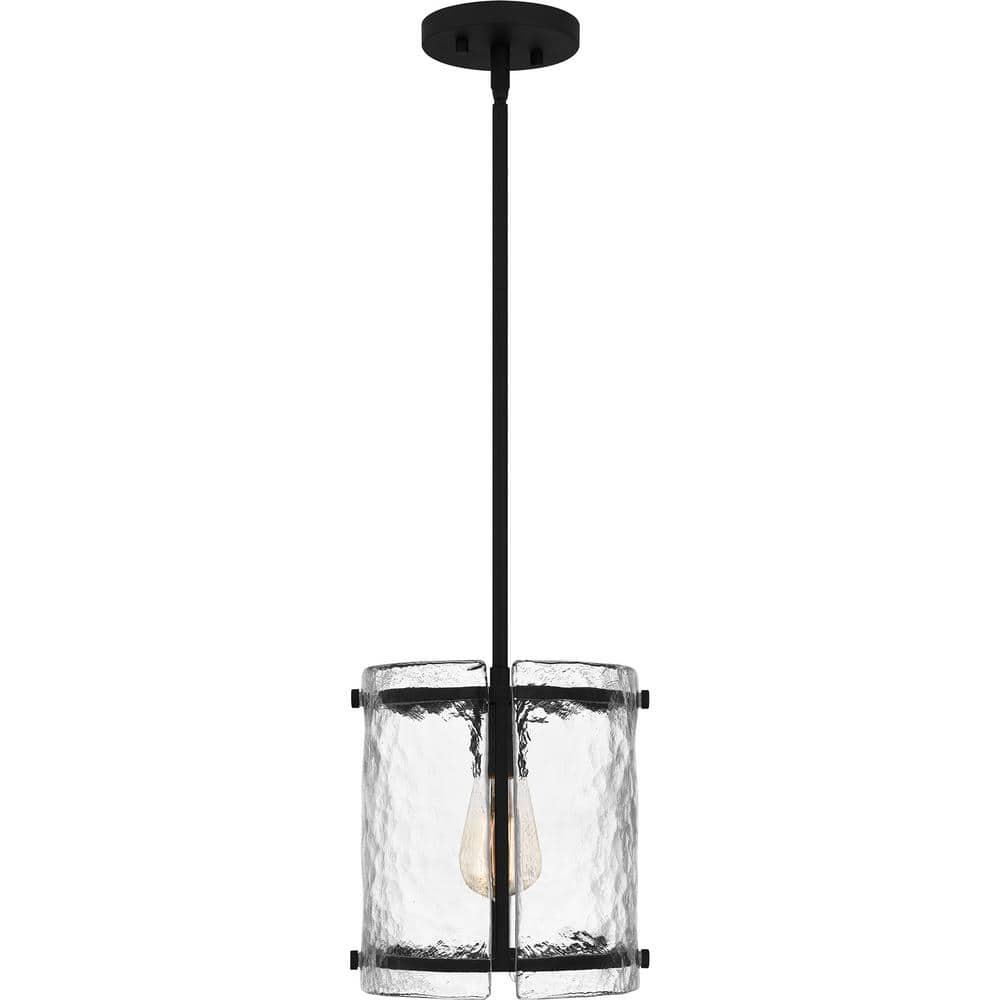 Quoizel Lighting Fortress 1 - Light Pendant in  Earth Black