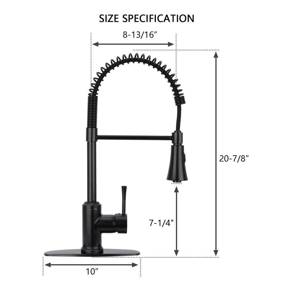 Pull Down Single Handle Kitchen Faucet
