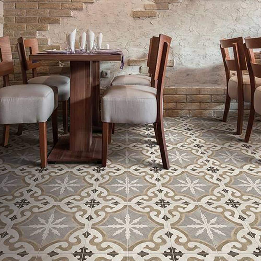 Beverly 8" x 8" Porcelain Patterned Wall & Floor Tile (12.91 sq. ft./ Case)