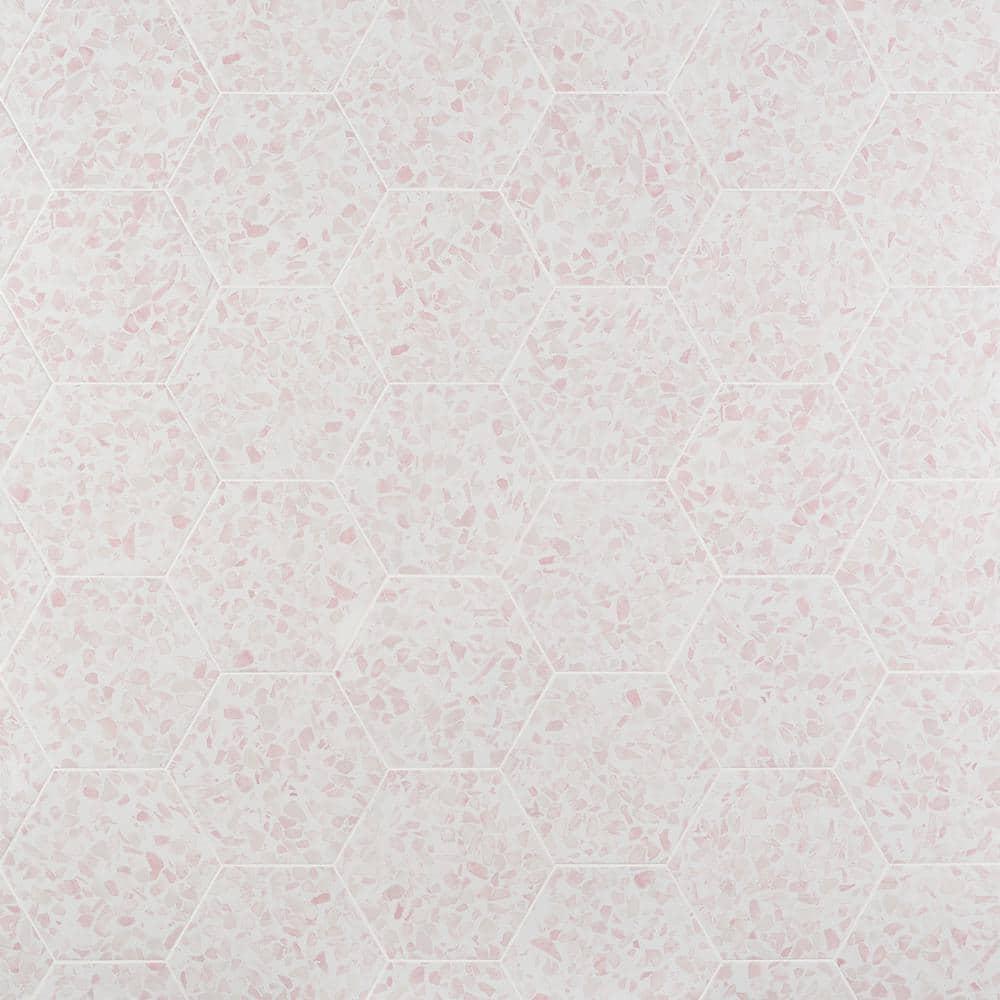 Jurassic Hex 9" Terrazzo Look Porcelain Floor & Wall Tile (8.07 Sq. Ft. / Case)