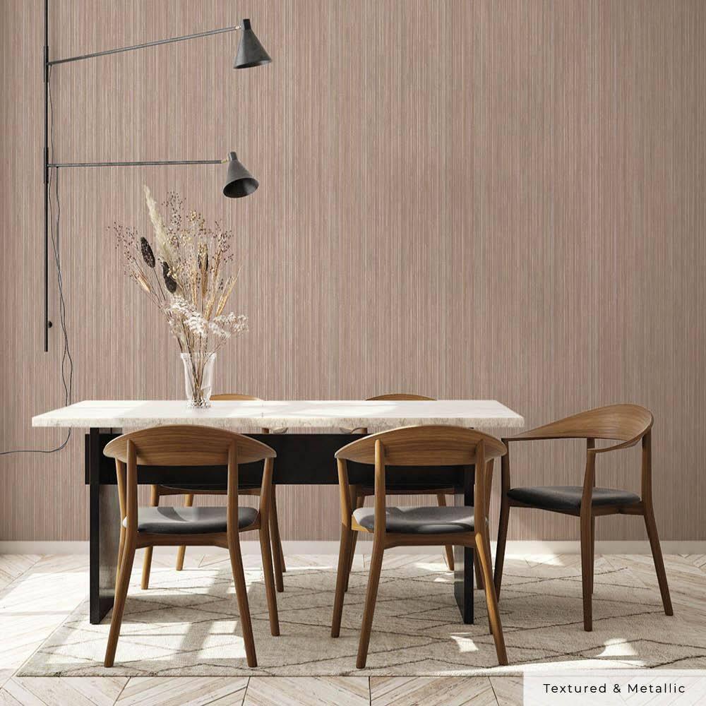 Tempaper & Co. 28 sq ft Faux Horizontal Grasscloth Removable Peel and Stick Wallpaper Textured Neutral : Vinyl, Self-Adhesive