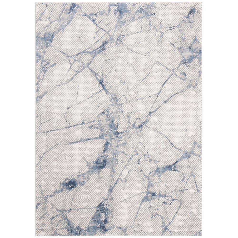 Meadow MDW180 Power Loomed Area Rug - Navy/Ivory - 8'x10' - Safavieh.