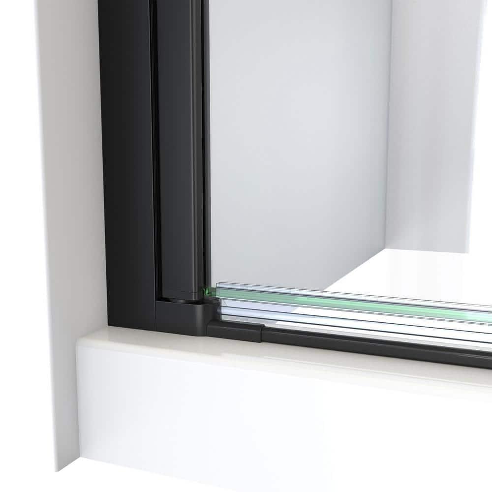 Aqua-Q Fold 36 W X 36 D X 76.75 H Frameless Square Shower Kit
